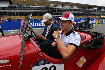 Charles Leclerc, Sauber lors de la parade des pilotes