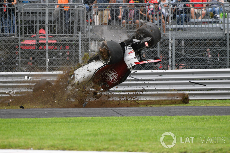 Marcus Ericsson, Sauber C37 kazası