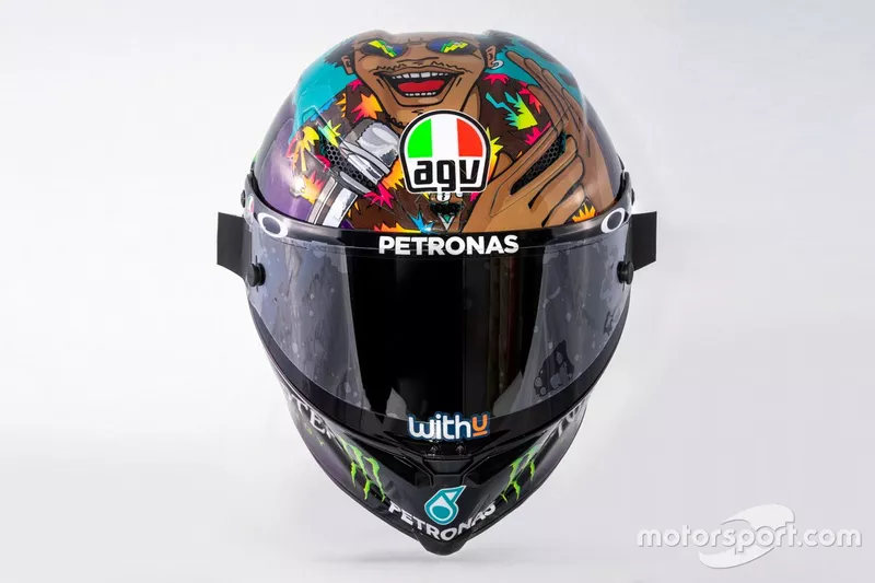 Franco Morbidelli, Petronas Yamaha SRT new helmet  