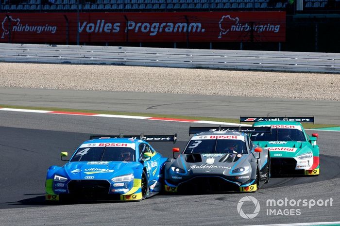 Robin Frijns, Audi Sport Team Abt Sportsline, Audi RS5 DTM, Paul Di Resta, R-Motorsport, Aston Martin Vantage AMR, Nico Müller, Audi Sport Team Abt Sportsline, Audi RS 5 DTM