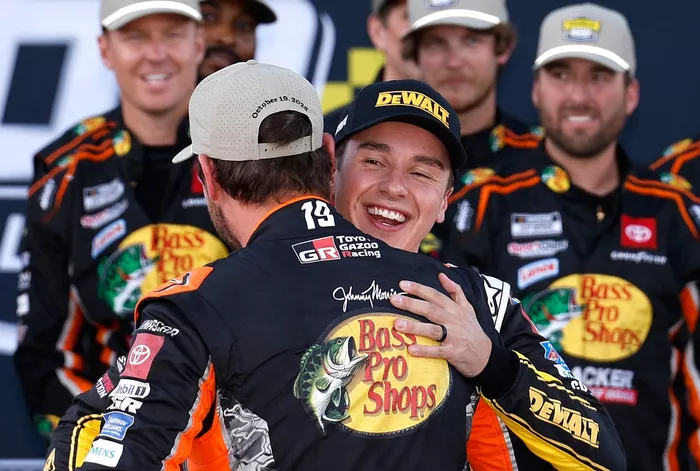 Christopher Bell, Joe Gibbs Racing Toyota, Chase Briscoe, Joe Gibbs Racing Toyota