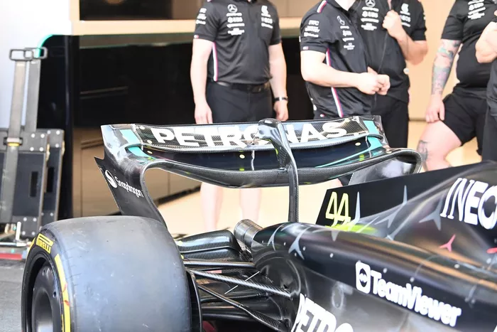 Mercedes W14 technical detail