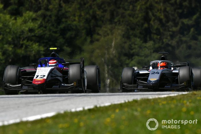 Pedro Piquet, Charouz Racing System, y Nikita Mazepin, Hitech Grand Prix