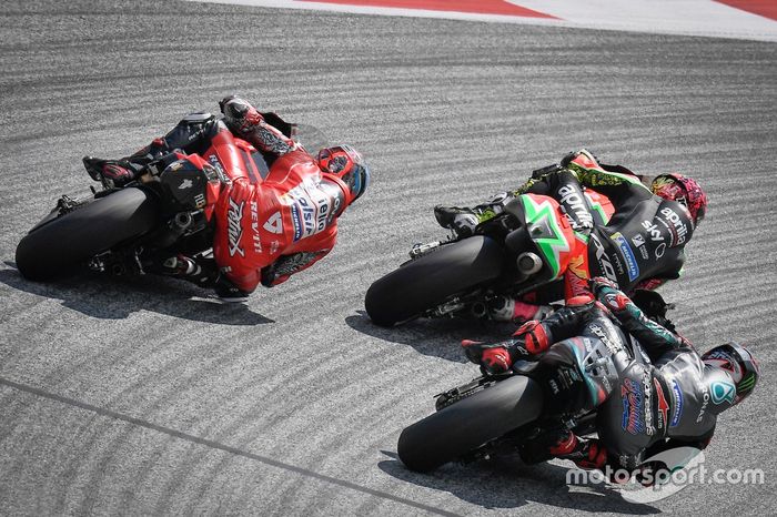 Danilo Petrucci, Ducati Team, Fabio Quartararo, Petronas Yamaha SRT, Aleix Espargaro, Aprilia Racing Team Gresini