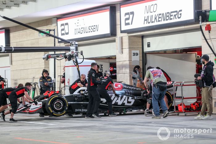 Nico Hulkenberg, Haas VF-24, regresa al garaje