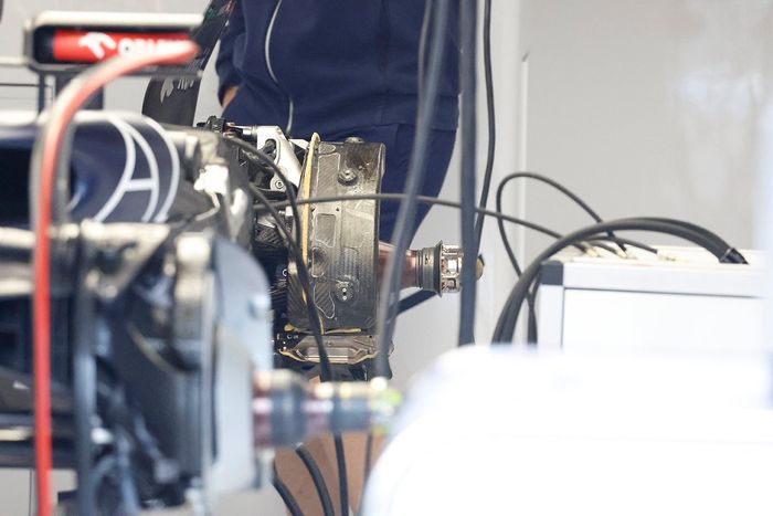 Detalle del tambor de freno AlphaTauri AT04