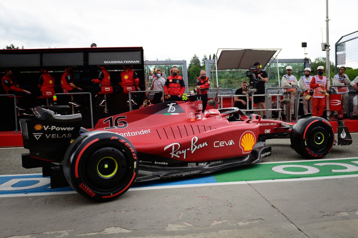 Ferrari, Imola'da daha az motor gücü mü kullandı? 1 Formula 1 Haberleri - F1 Puan Durumu Charles Leclerc, Ferrari F1-75