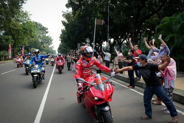 Parada de MotoGP en Jakarta