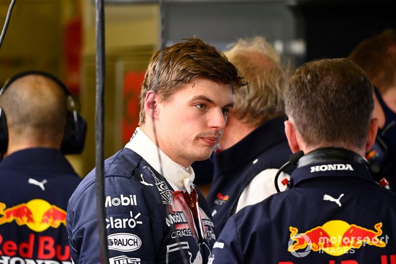 Max Verstappen, Red Bull Racing, con Christian Horner, director del equipo, Red Bull Racing