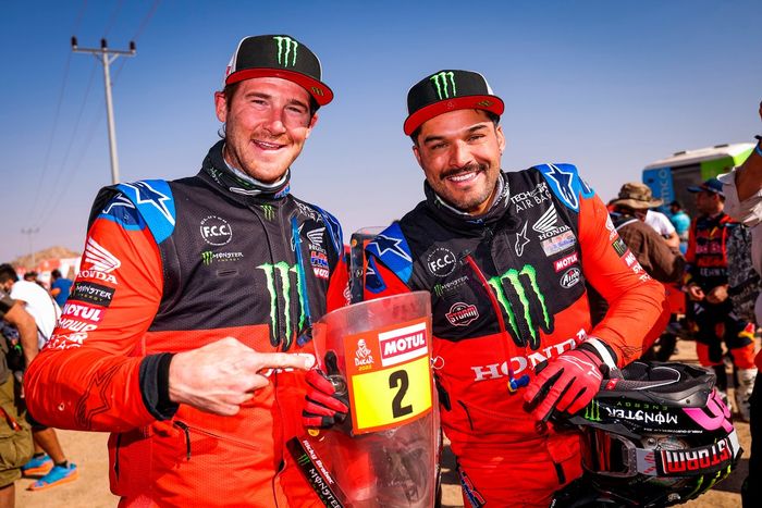 #2 Monster Energy Honda Team 2022: Ricky Brabec , #7 Monster Energy Honda Team 2022: Pablo Quintanilla