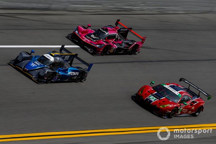 #11 WIN Autosport ORECA LMP2 07: Steven Thomas, Tristan Nunez, Thomas Merrill, Matthew Bell, #60 Meyer Shank Racing w/Curb-Agajanian Acura DPi: Olivier Pla, A.J. Allmendinger, Dane Cameron, Juan Pablo Montoya, #63 Scuderia Corsa Ferrari 488 GT3, GTD: Ryan Briscoe, Marcos Gomes, Ed Jones, Bret Curtis