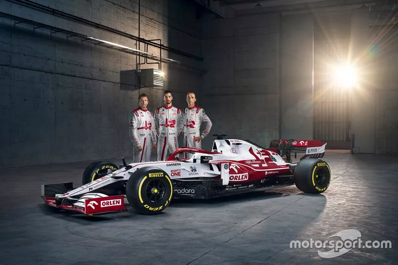 Antonio Giovinazzi, Kimi Raikkonen,  Robert Kubica, Alfa Romeo Racing C41