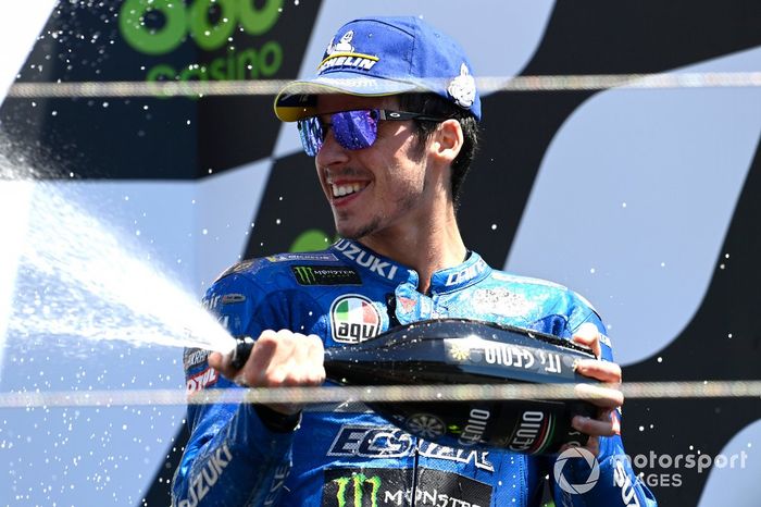 Podio: tercer lugar Joan Mir, Team Suzuki MotoGP