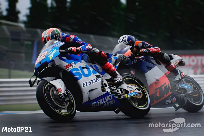 Captura de pantalla de MotoGP21