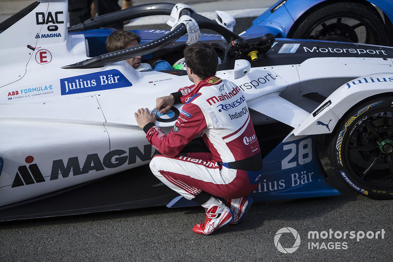 Jérôme d'Ambrosio, Mahindra Racing, M5 Electro talks to Antonio Felix da Costa, BMW I Andretti Motorsports, BMW iFE.18