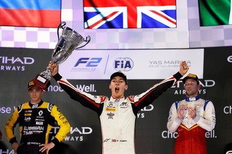 Podium: 1. George Russell, 2. Artem Markelov, 3. Luca Ghiotto, Campos Racing