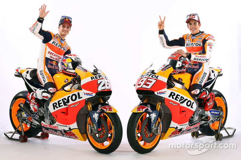 Marc Marquez, Repsol Honda Team, y Dani Pedrosa, Repsol Honda Team