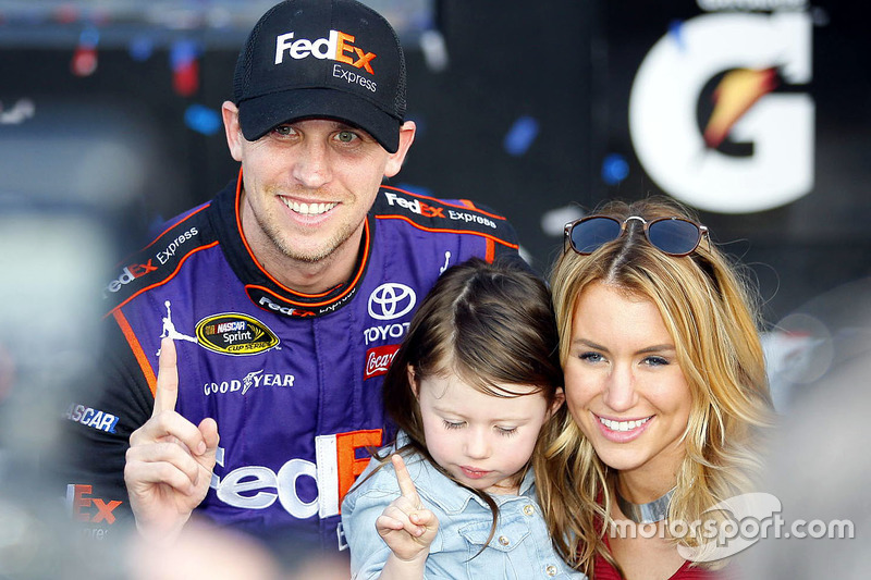 Winnaar: Denny Hamlin, Joe Gibbs Racing Toyota