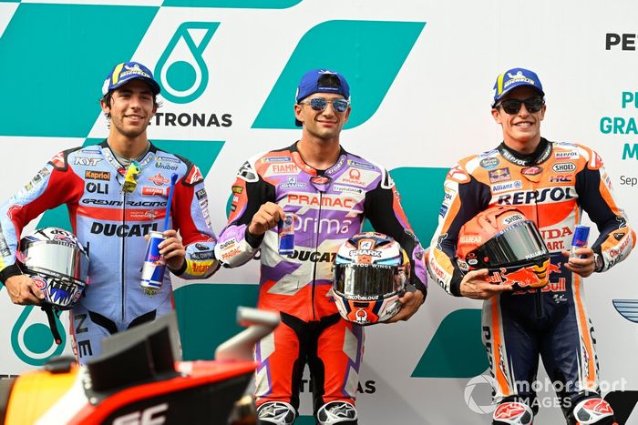 Enea Bastianini, Gresini Racing, Jorge Martin, Pramac Racing, Marc Marquez, Repsol Honda Team