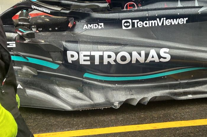 Mercedes W14 detalles técnicos