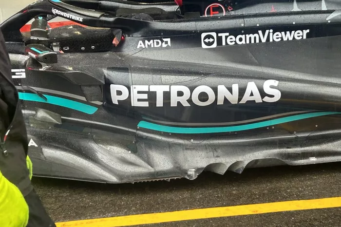 Mercedes W14 detalles técnicos