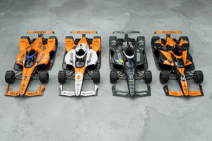 Decoración de Arrow McLaren SP para Indy500