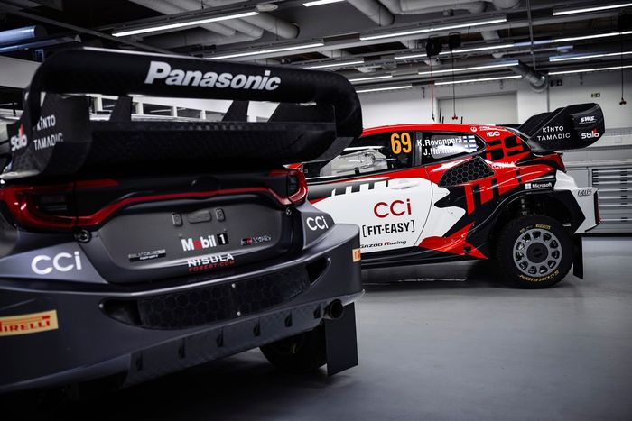 Ozdoby Toyota Racing na Rajd Finlandii 