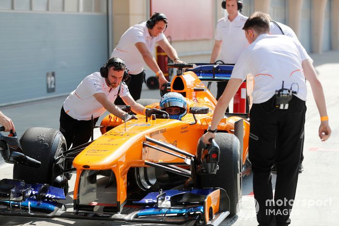 Jimmie Johnson en el McLaren