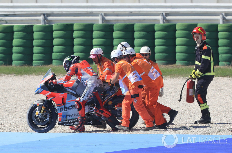 Caída de Jorge Lorenzo, Ducati Team