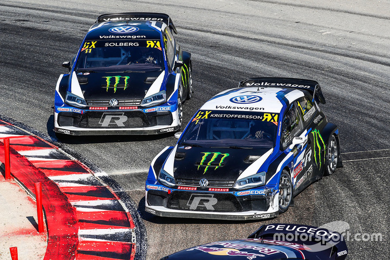 Johan Kristoffersson, PSRX Volkswagen Sweden, Petter Solberg, PSRX Volkswagen Sweden