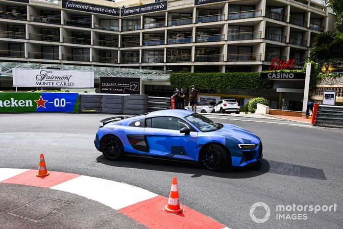 Un Audi R8 en las calles de Montecarlo