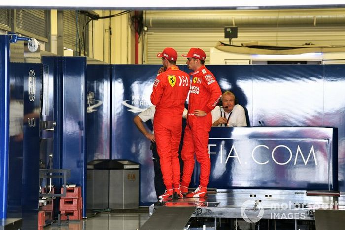 Sebastian Vettel, Ferrari, Charles Leclerc, Ferrari