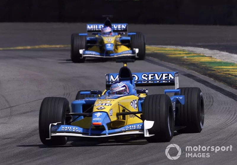 Jenson Button et Jarno Trulli chez Renault