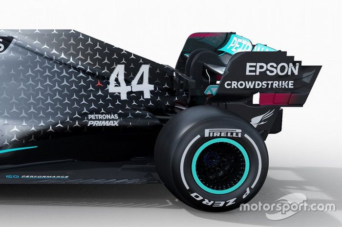 Detalle del Mercedes AMG F1 W11