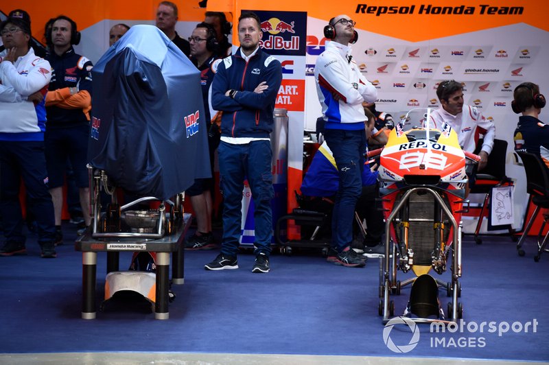 Garage of Jorge Lorenzo, Repsol Honda Team