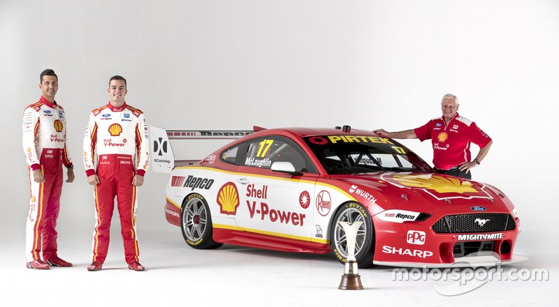 Scott McLaughlin, Fabian Coulthard, Dick Johnson, Shell V-Power Racing Team