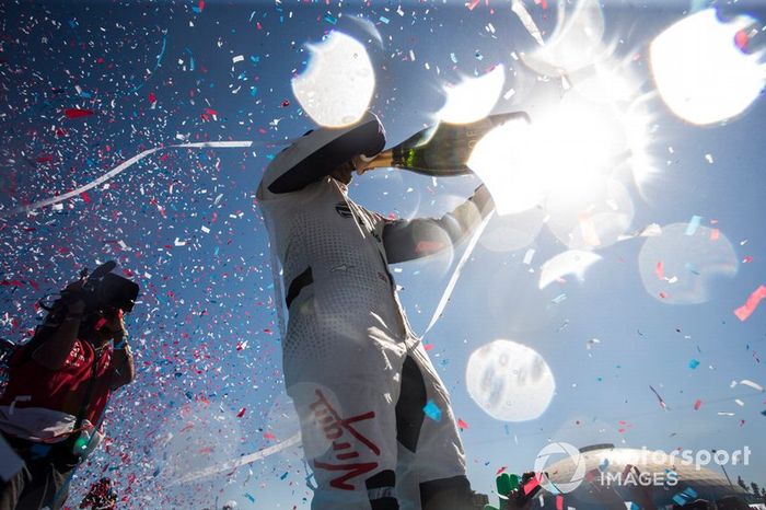 Ganador, Sam Bird, Envision Virgin Racing celebra