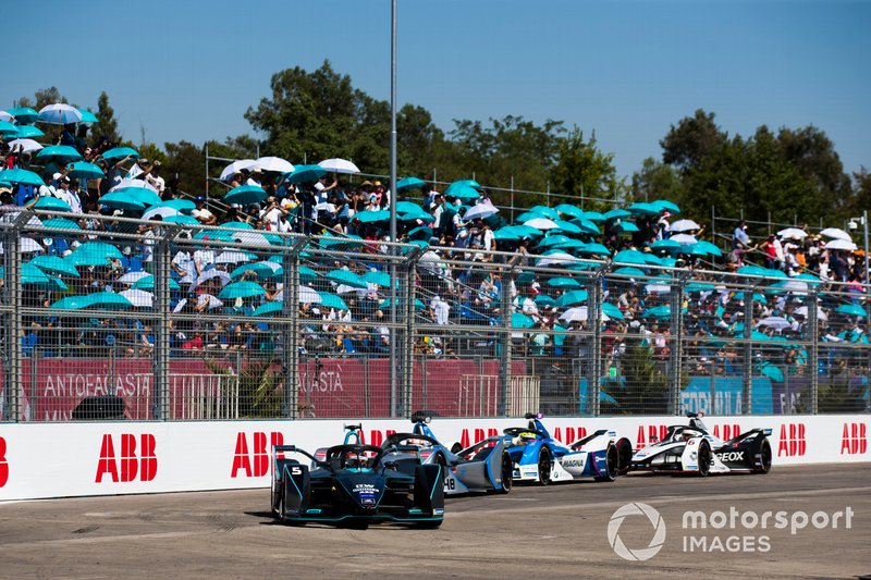 Stoffel Vandoorne, HWA Racelab, VFE-05 Edoardo Mortara Venturi Formula E, Venturi VFE05 andAlexander Sims, BMW i Andretti Motorsport, BMW iFE.18