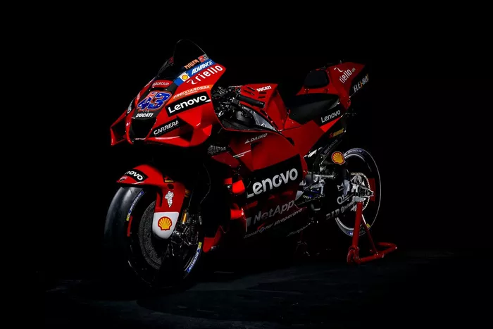 Presentación de la moto Ducati
