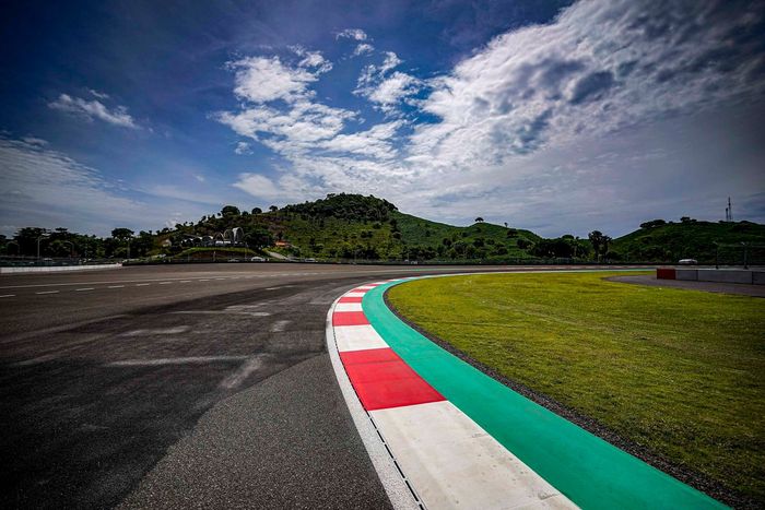 Aspectos de la pista de Mandalika