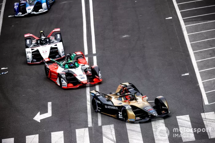 Jean-Eric Vergne, DS Techeetah, DS E-Tense FE21, Lucas Di Grassi, Audi Sport ABT Schaeffler, Audi e-tron FE07, Andre Lotterer, Tag Heuer Porsche, Porsche 99X Electric, Jake Dennis, BMW I Andretti Motorsport, BMW iFE.21