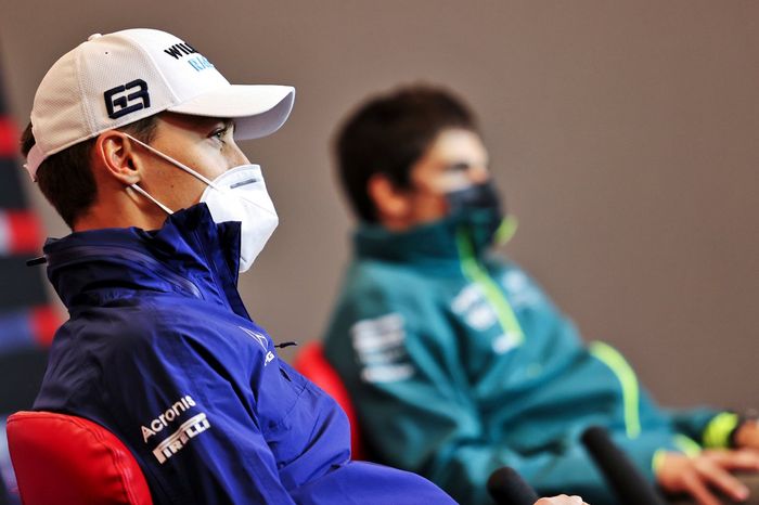 George Russell, Williams in the Press Conference