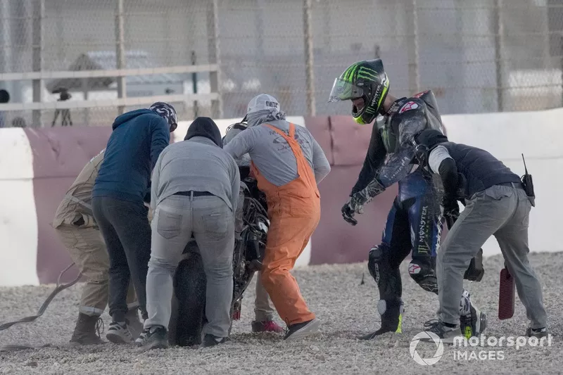 Cal Crutchlow, Yamaha Factory Racing dopo la caduta