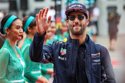 Daniel Ricciardo, Red Bull Racing on the drivers parade