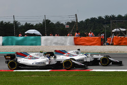 Felipe Massa, Williams FW40 and Lance Stroll, Williams FW40 battle