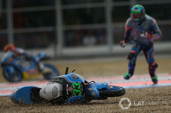 Enea Bastianini, Estrella Galicia 0,0 caída