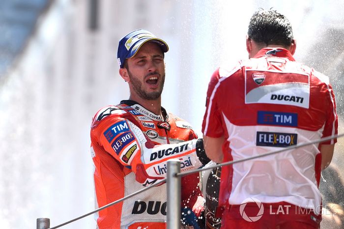 Podio: Andrea Dovizioso, Ducati Team