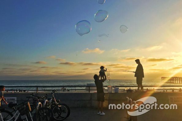 Foto de Sergio Pérez de vacaciones