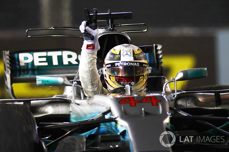 Le vainqueur Lewis Hamilton, Mercedes AMG F1