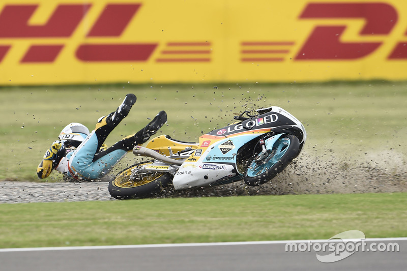8. Gabriel Rodrigo, RBA Racing Team (Moto3): 19 quedas